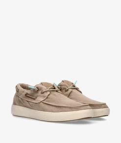 Hombre Natural World Zapatos casual 8413E OSTER en topo