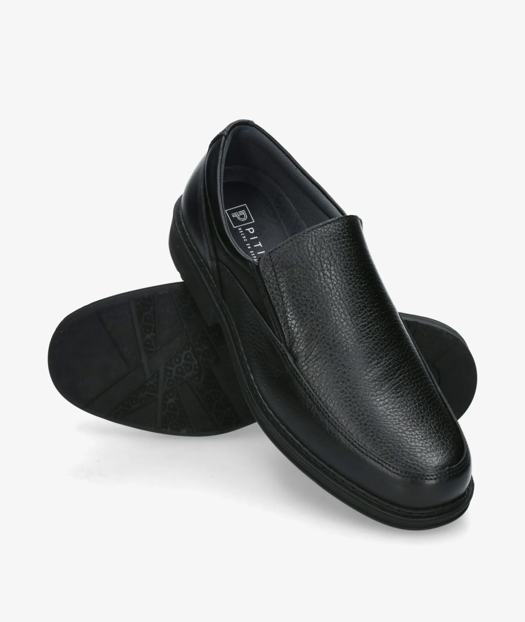 Hombre Pitillos Zapatos casual 120 en negro
