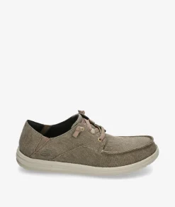 Hombre Skechers Zapatos casual 66384 en topo
