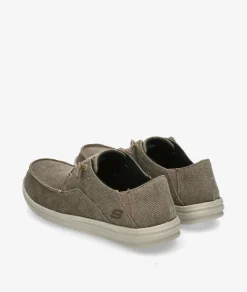 Hombre Skechers Zapatos casual 66384 en topo