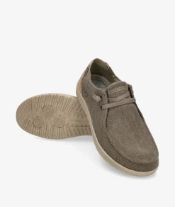 Hombre Skechers Zapatos casual 66387 en topo