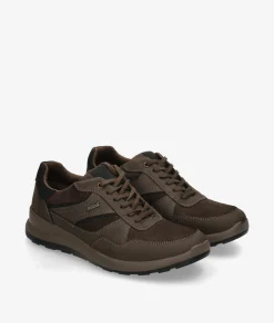 Hombre St Gallen Zapatos casual St. Gallen NETO-03 en nobuck marrón