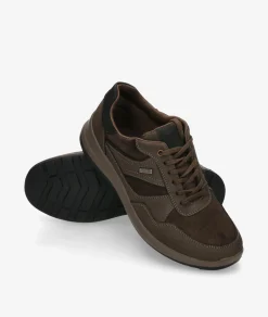 Hombre St Gallen Zapatos casual St. Gallen NETO-03 en nobuck marrón