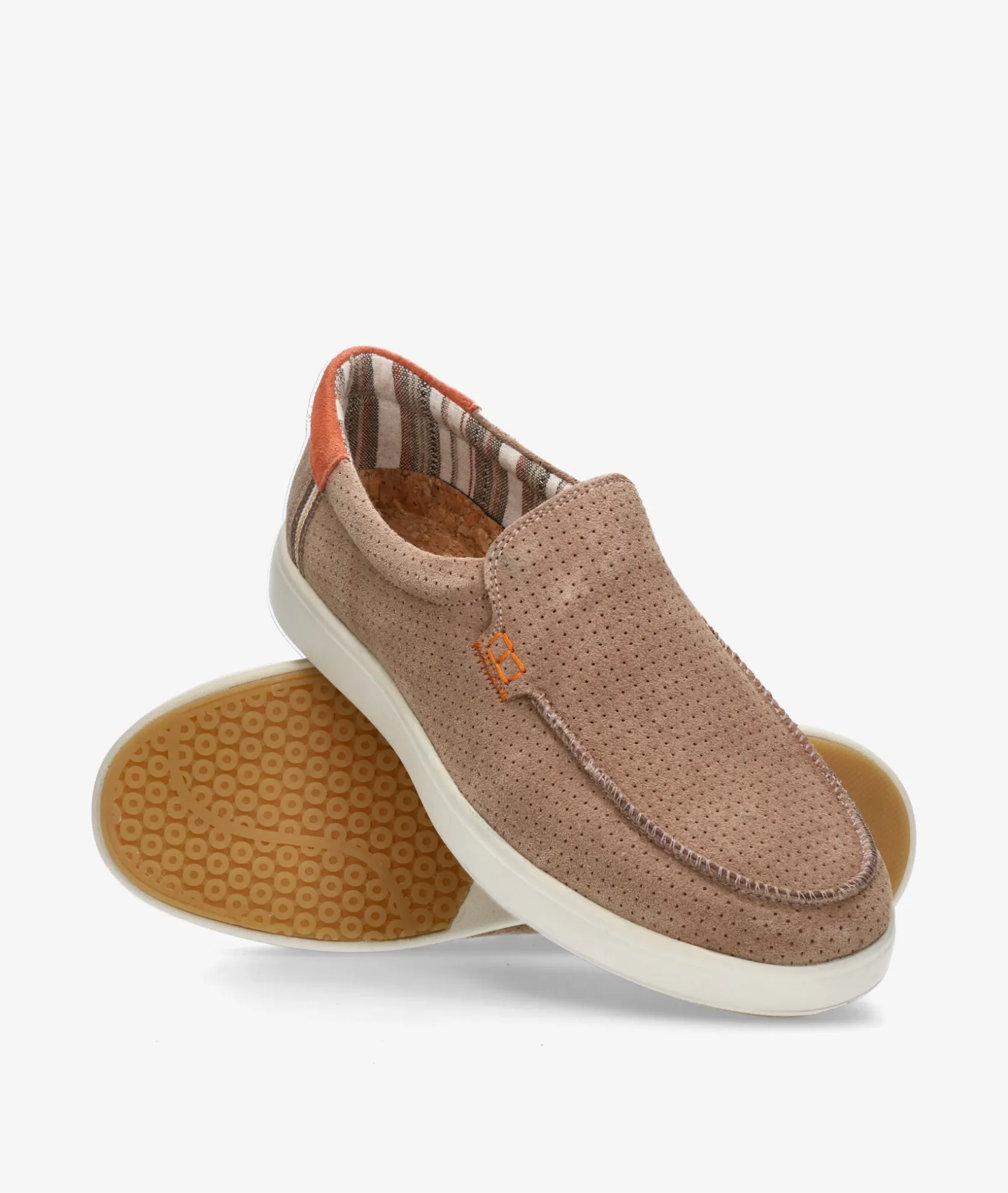 Hombre St Gallen Zapatos casual St. Gallen POLI 05 en serraje taupe