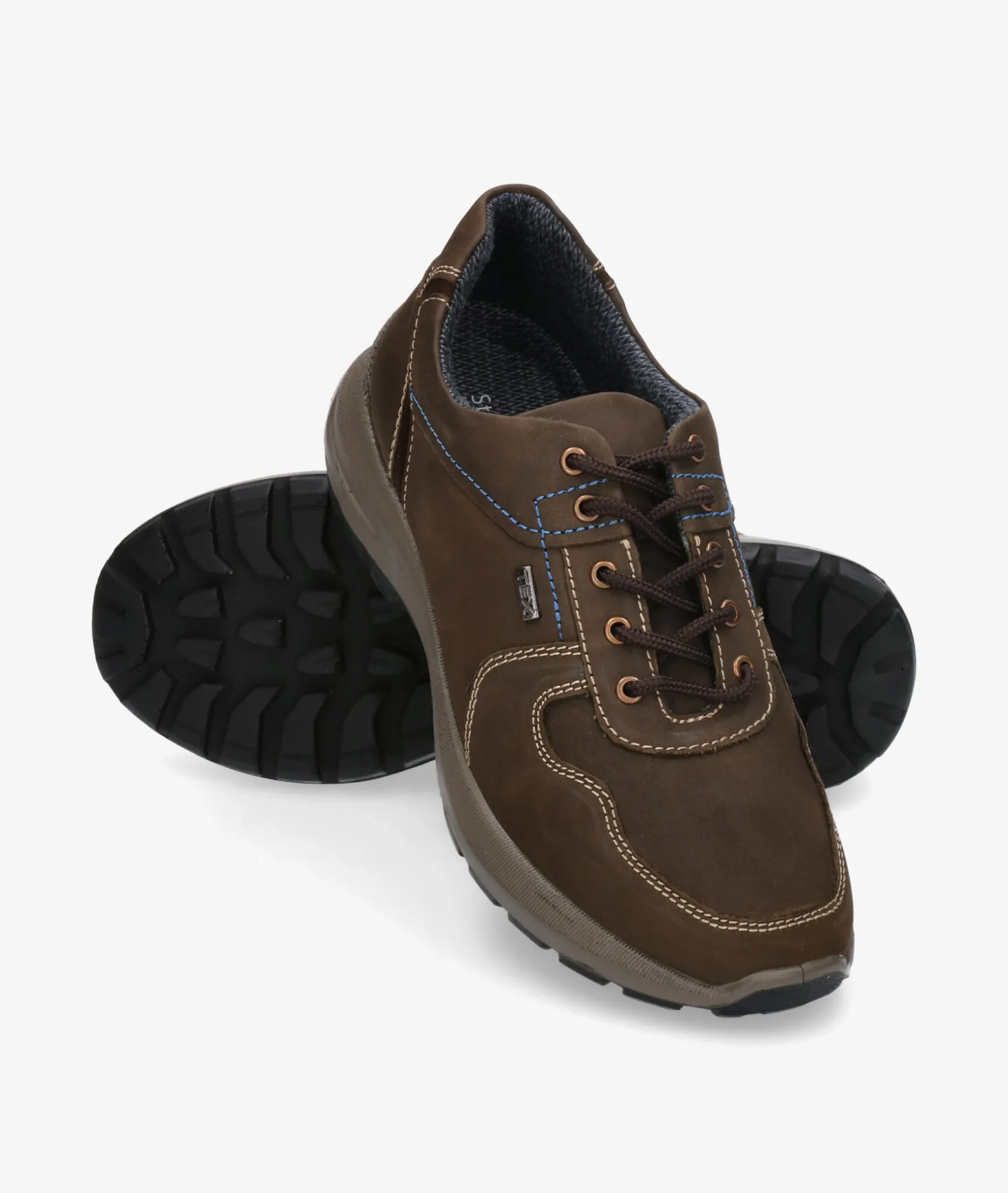 Hombre St Gallen Zapatos casual St. Gallen SAXO-01 en nobuck marrón