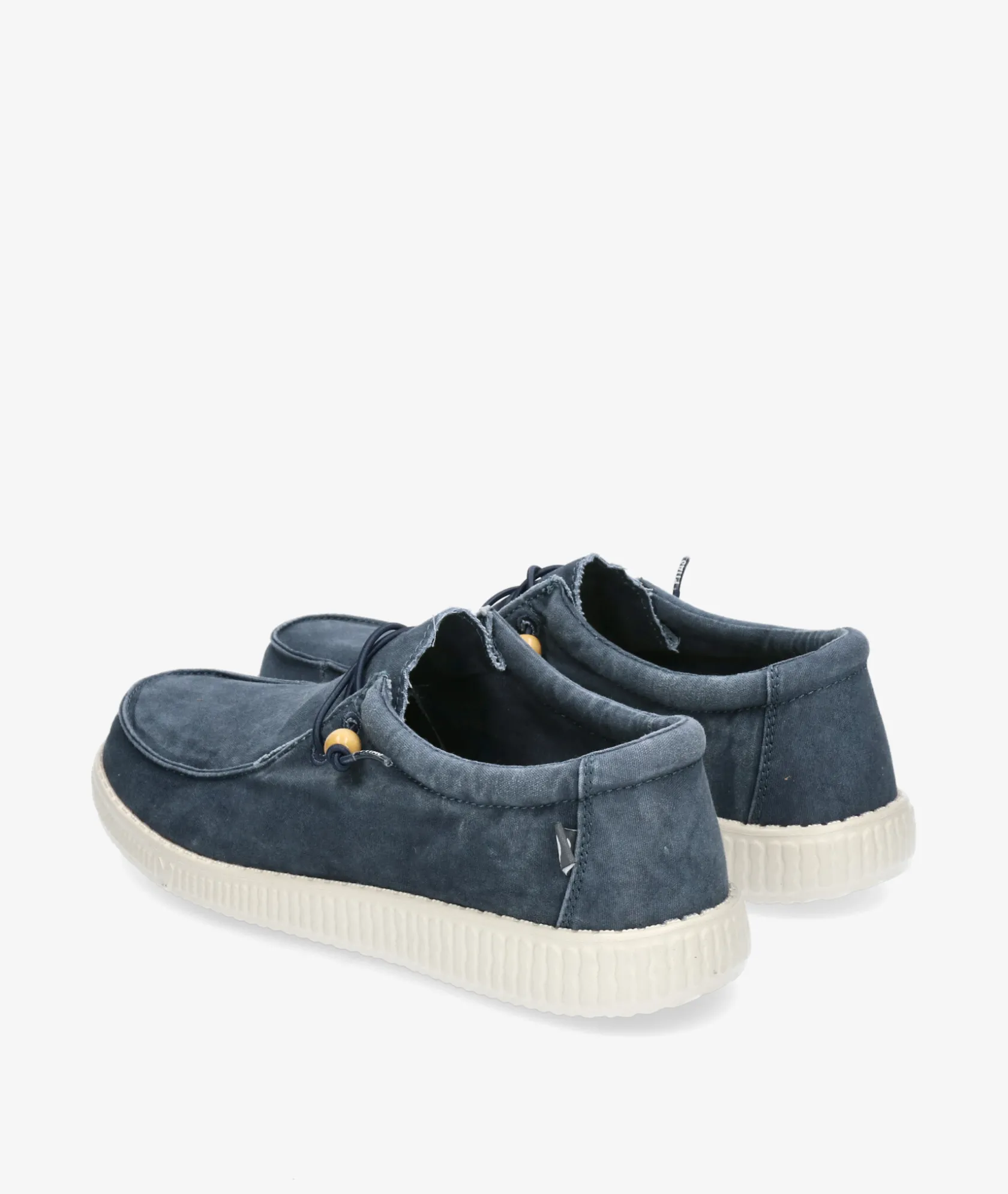 Hombre Walk in Pitas Zapatos casual WP150 WALLABY WASHED en marino