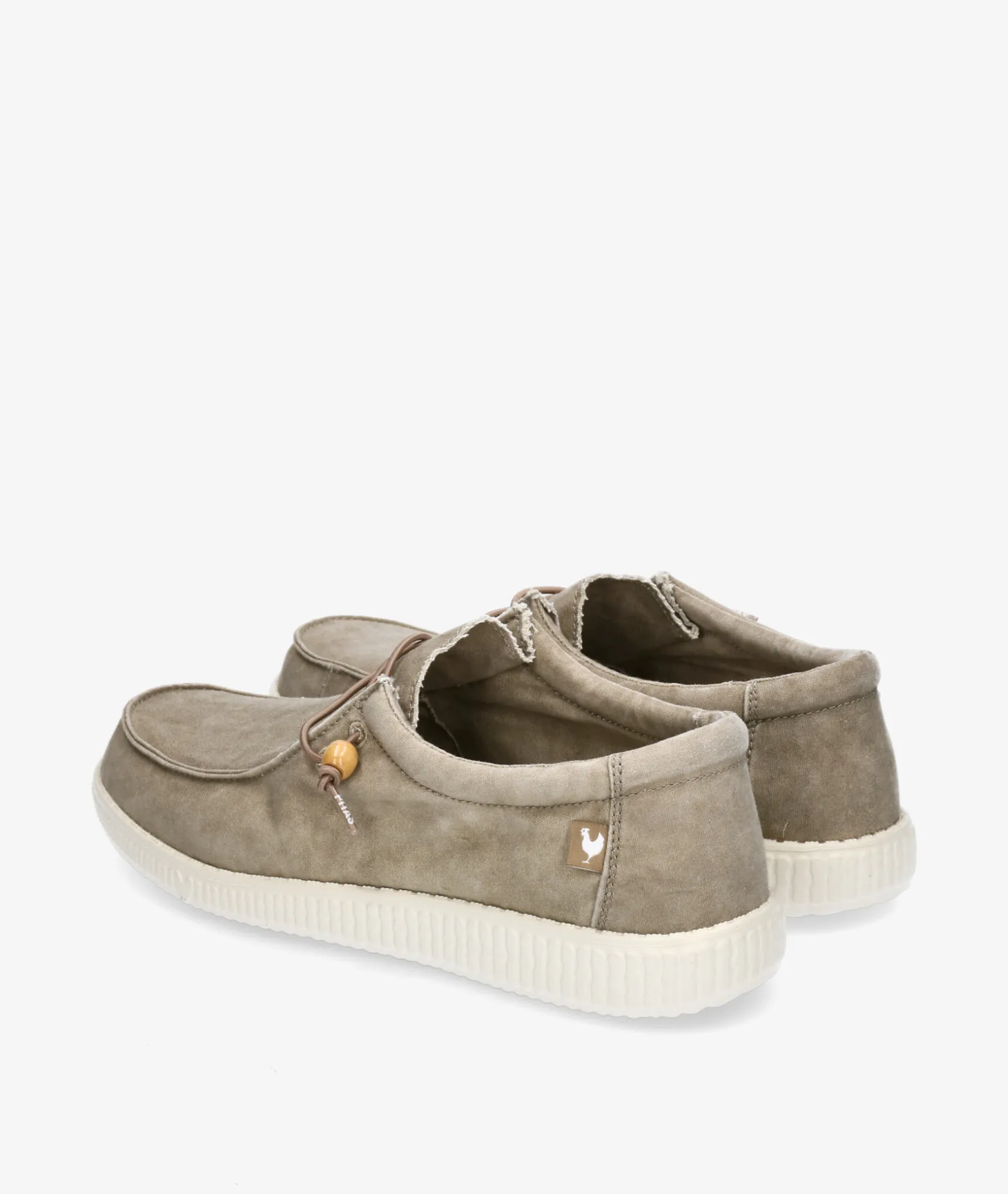 Hombre Walk in Pitas Zapatos casual WP150 WALLABY WASHED en topo