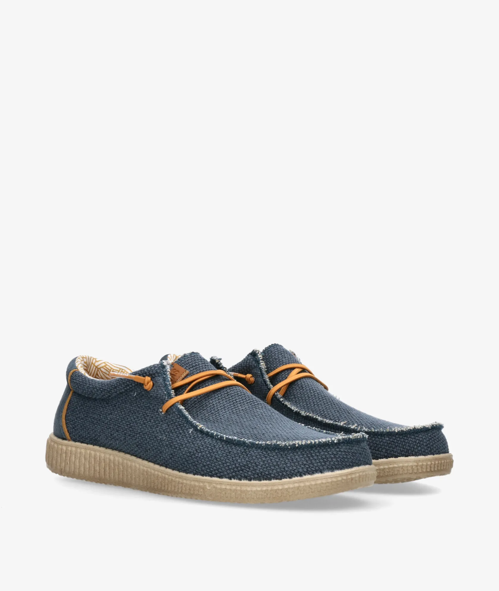 Hombre Walk in Pitas Zapatos casual WP150 STEVE en marino