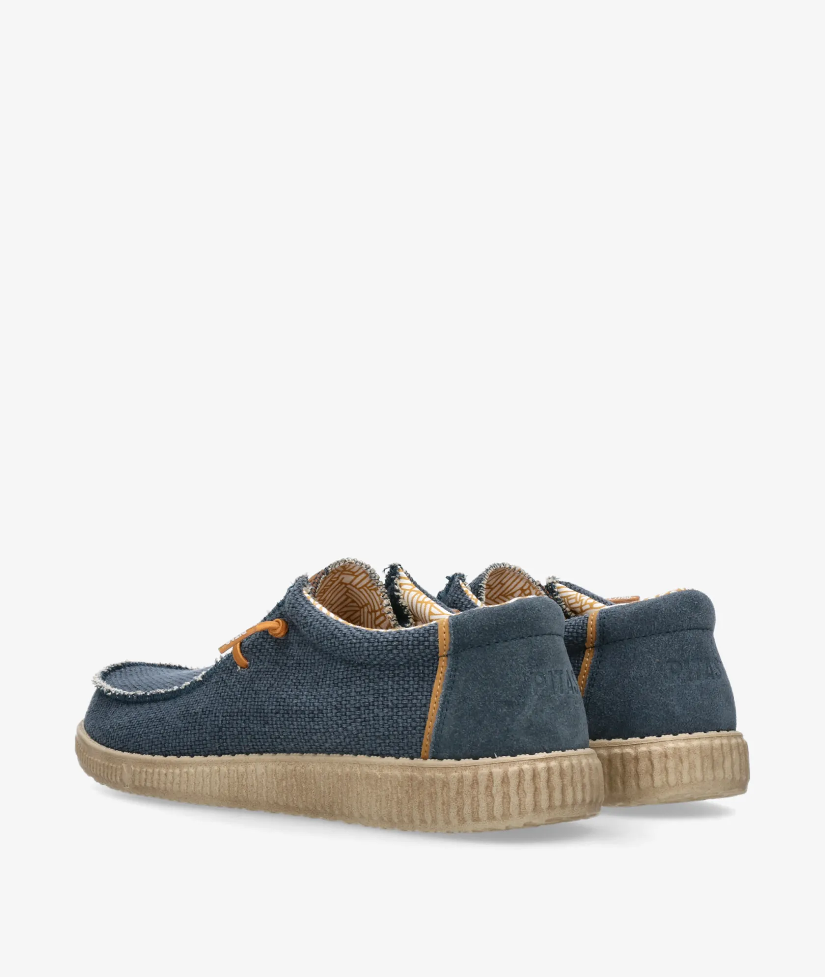 Hombre Walk in Pitas Zapatos casual WP150 STEVE en marino