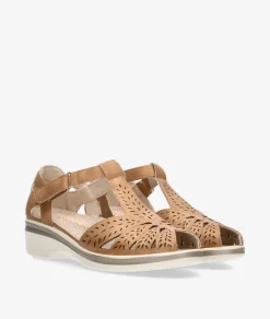 Mujer Amarpies Zapatos confort 30030 en cuero