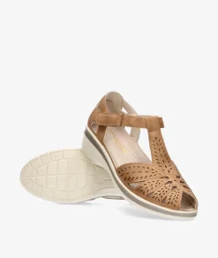 Mujer Amarpies Zapatos confort 30030 en cuero