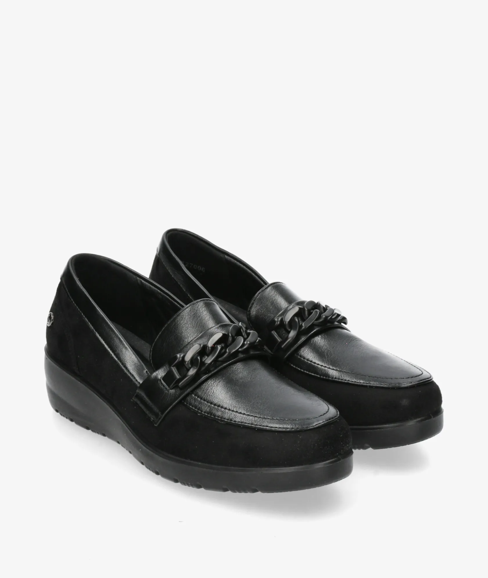 Mujer Amarpies Zapatos confort 27006 en negro