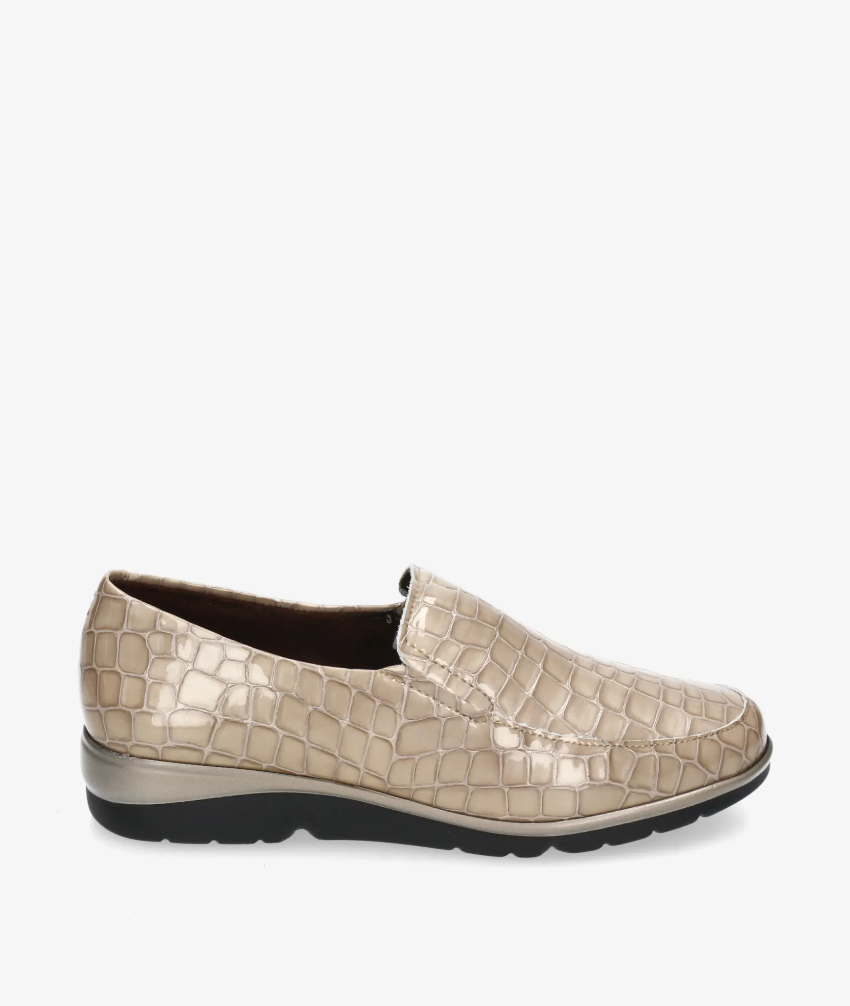 Mujer Pitillos Zapatos confort 10003 en charol hueso