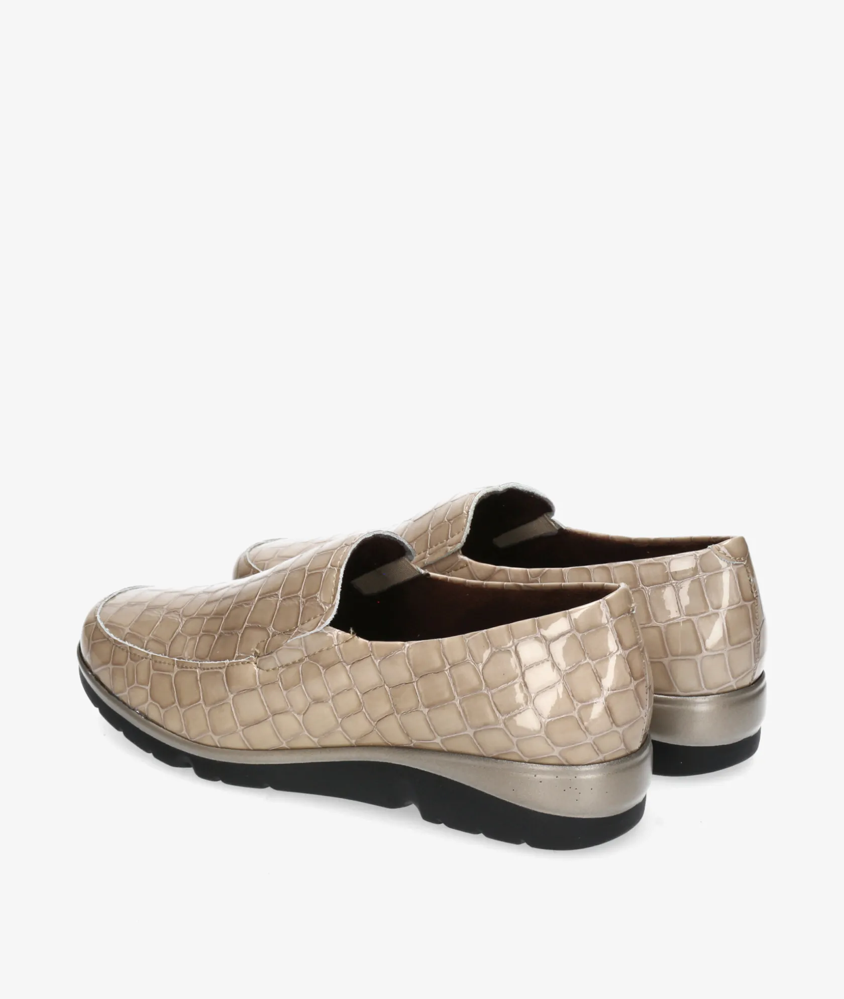 Mujer Pitillos Zapatos confort 10003 en charol hueso