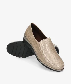 Mujer Pitillos Zapatos confort 10003 en charol hueso