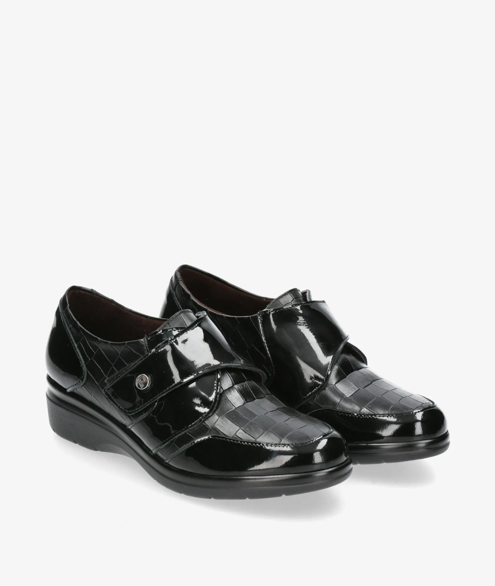 Mujer Pitillos Zapatos confort 10025 en negro