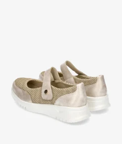 Mujer Pitillos Zapatos confort 20302 en oro