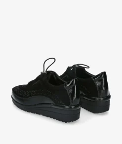 Mujer St Gallen Zapatos confort St. Gallen ALIDA 22-10-20593 en negro