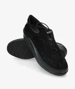 Mujer St Gallen Zapatos confort St. Gallen ALIDA 22-10-20593 en negro