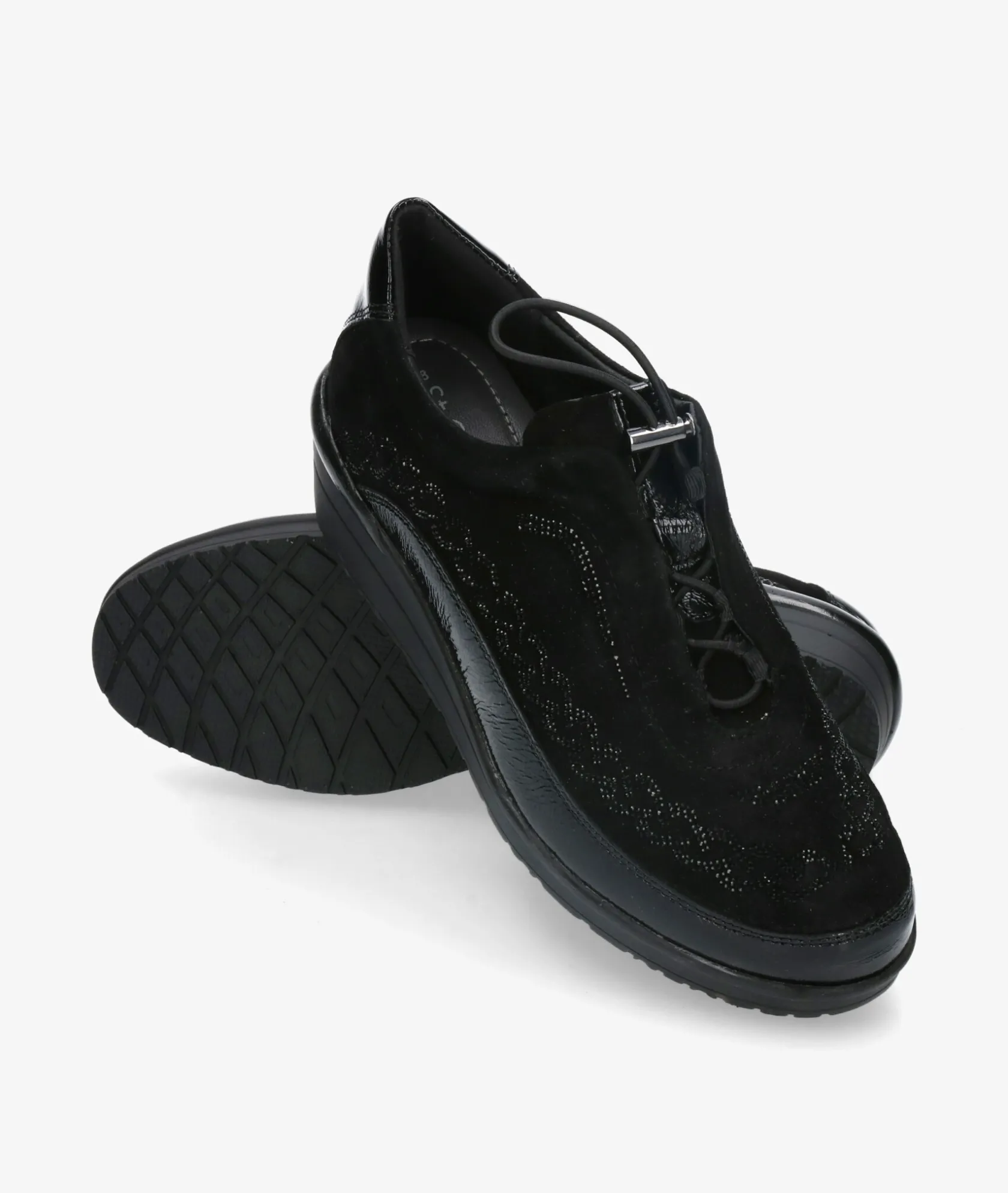 Mujer St Gallen Zapatos confort St. Gallen ALIDA 22-10-20593 en negro