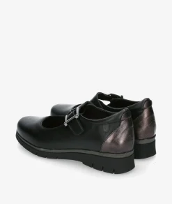 Mujer Valeria´s Zapatos confort 2386 en negro