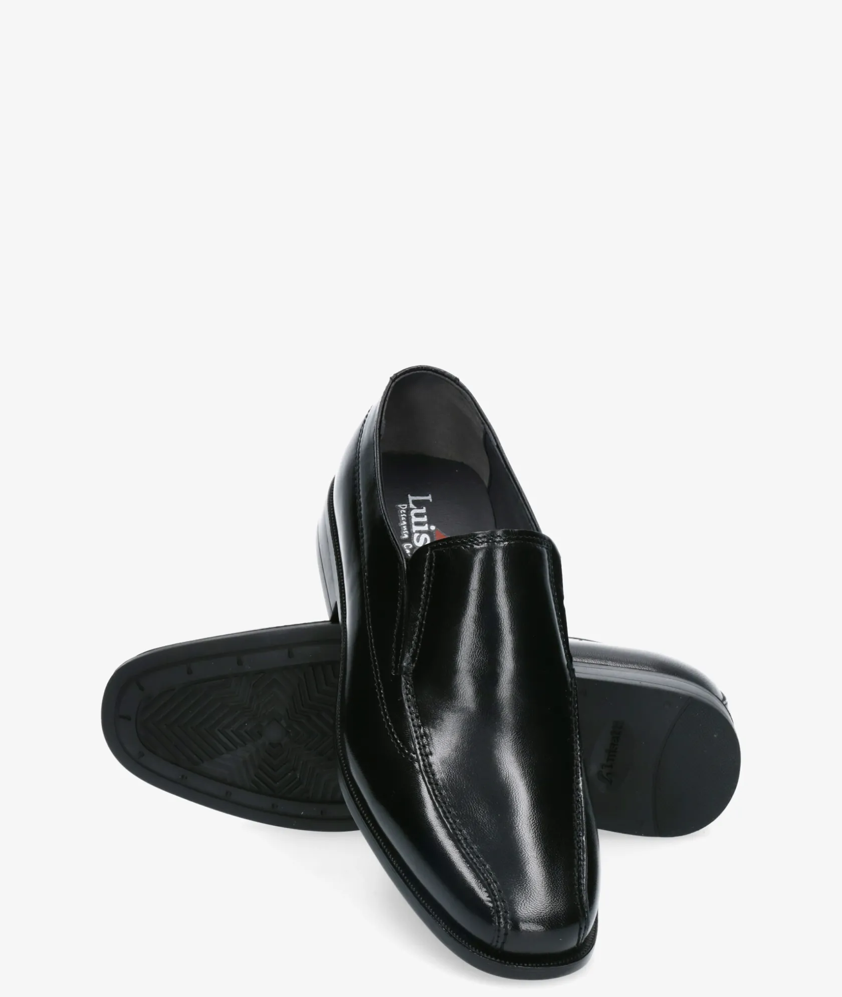 Hombre LUISETTI Zapatos de vestir 19302 en negro