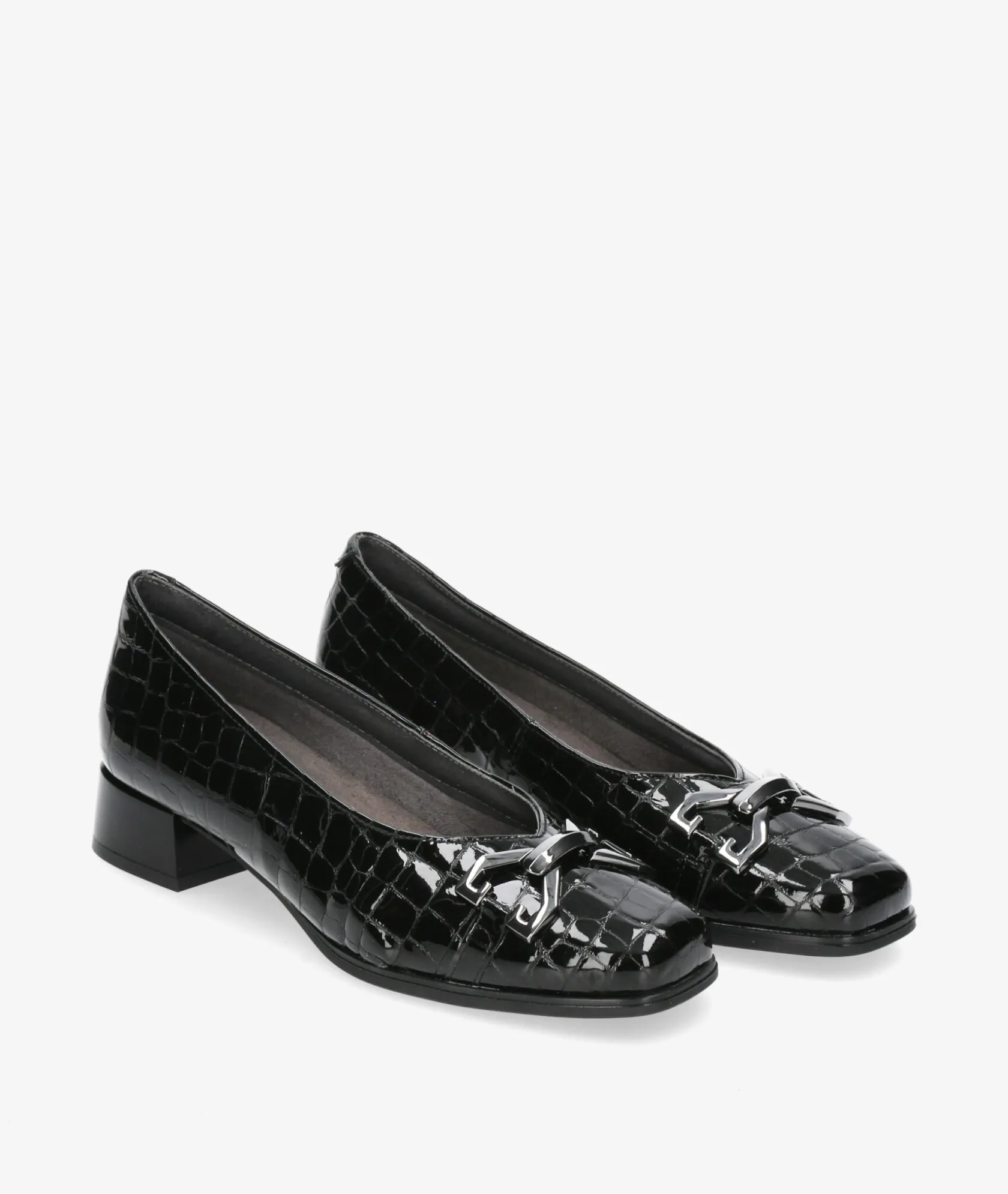 Mujer Pitillos Zapatos de vestir 10113 en charol negro