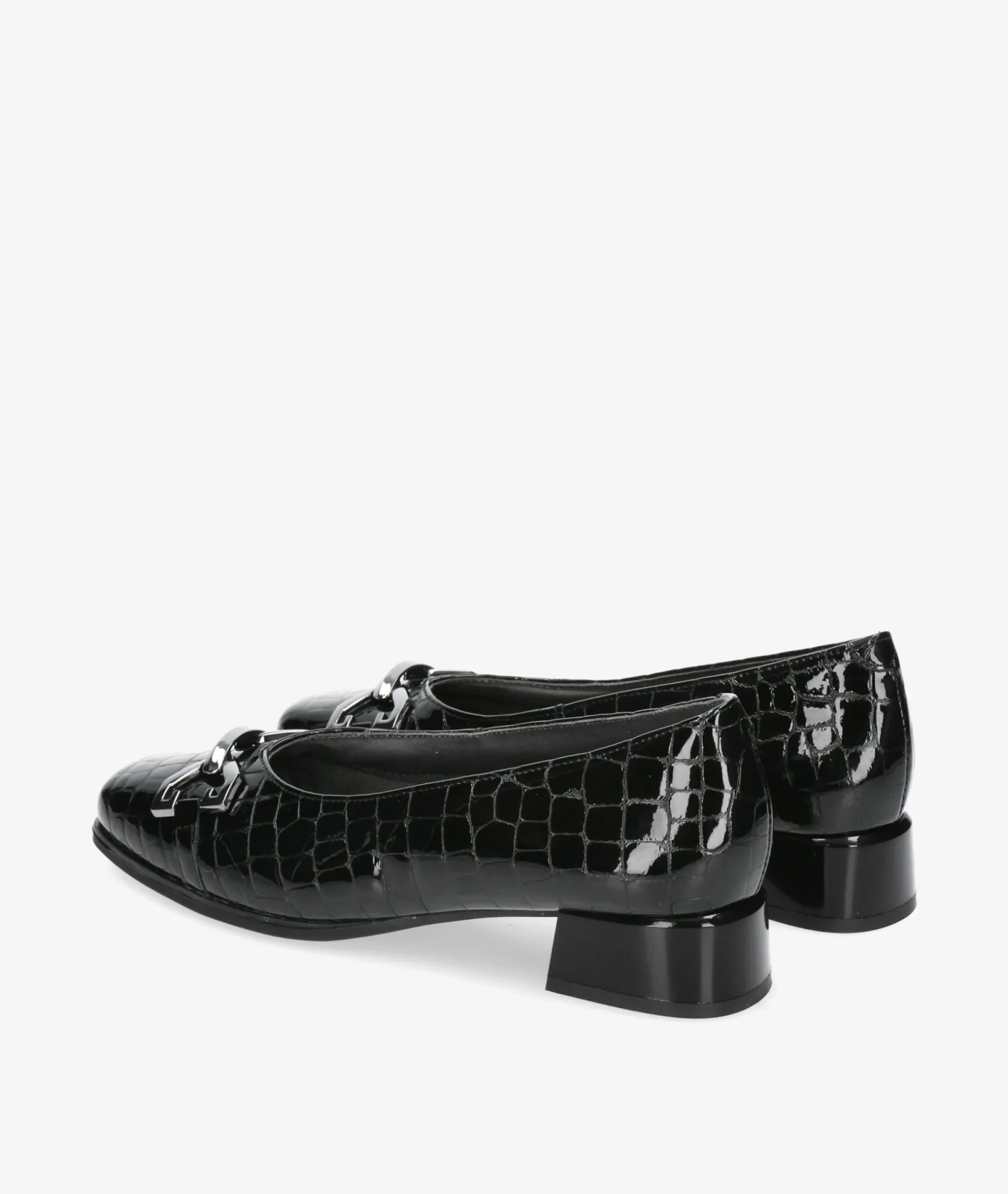 Mujer Pitillos Zapatos de vestir 10113 en charol negro