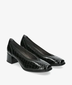 Mujer Pitillos Zapatos de vestir 10120 en charol negro