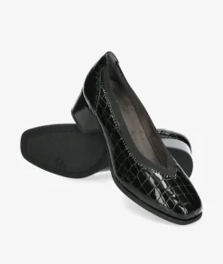 Mujer Pitillos Zapatos de vestir 10120 en charol negro