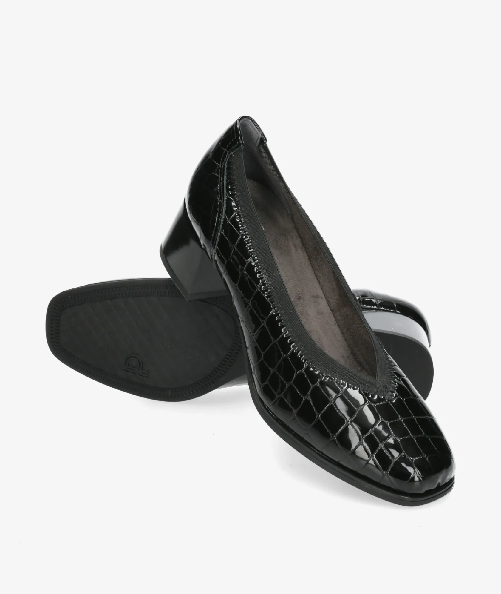 Mujer Pitillos Zapatos de vestir 10120 en charol negro