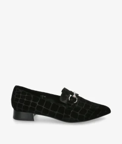 Mujer Stephen Allen Zapatos de vestir LAUR-11 K19123-55 en coco negro