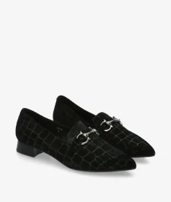 Mujer Stephen Allen Zapatos de vestir LAUR-11 K19123-55 en coco negro