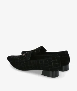Mujer Stephen Allen Zapatos de vestir LAUR-11 K19123-55 en coco negro
