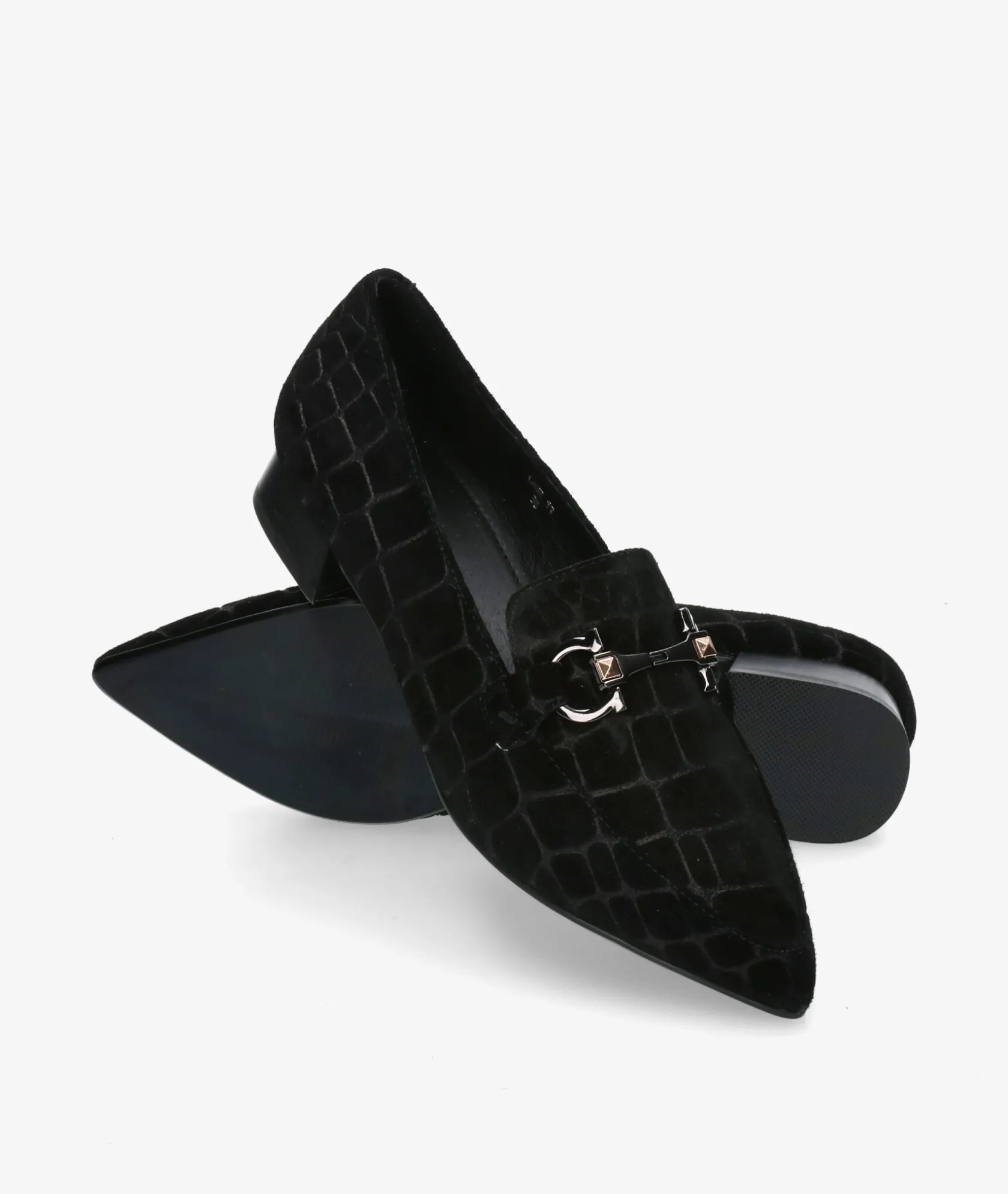 Mujer Stephen Allen Zapatos de vestir LAUR-11 K19123-55 en coco negro
