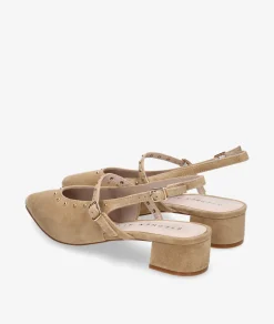 Mujer Stephen Allen Zapatos de vestir LAUR-30 K1943-6 en ante camel