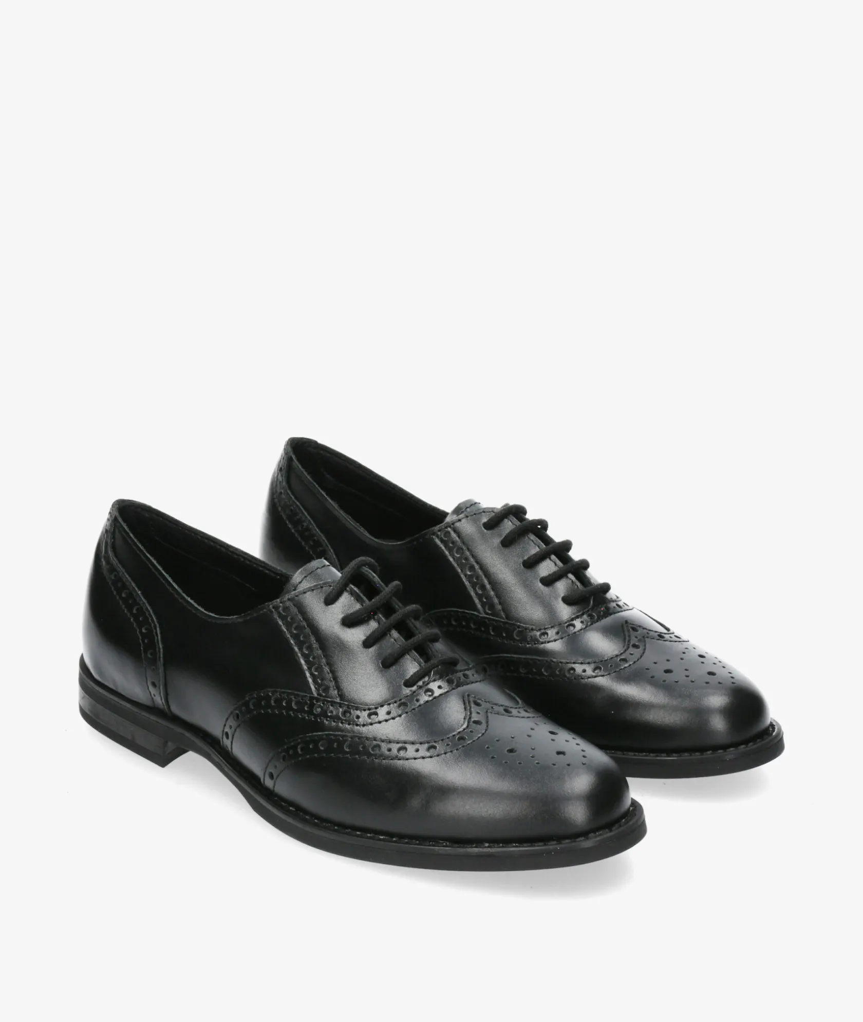 Mujer Funny Lola Zapatos inglés 1109 en negro