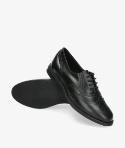 Mujer Funny Lola Zapatos inglés 1109 en negro