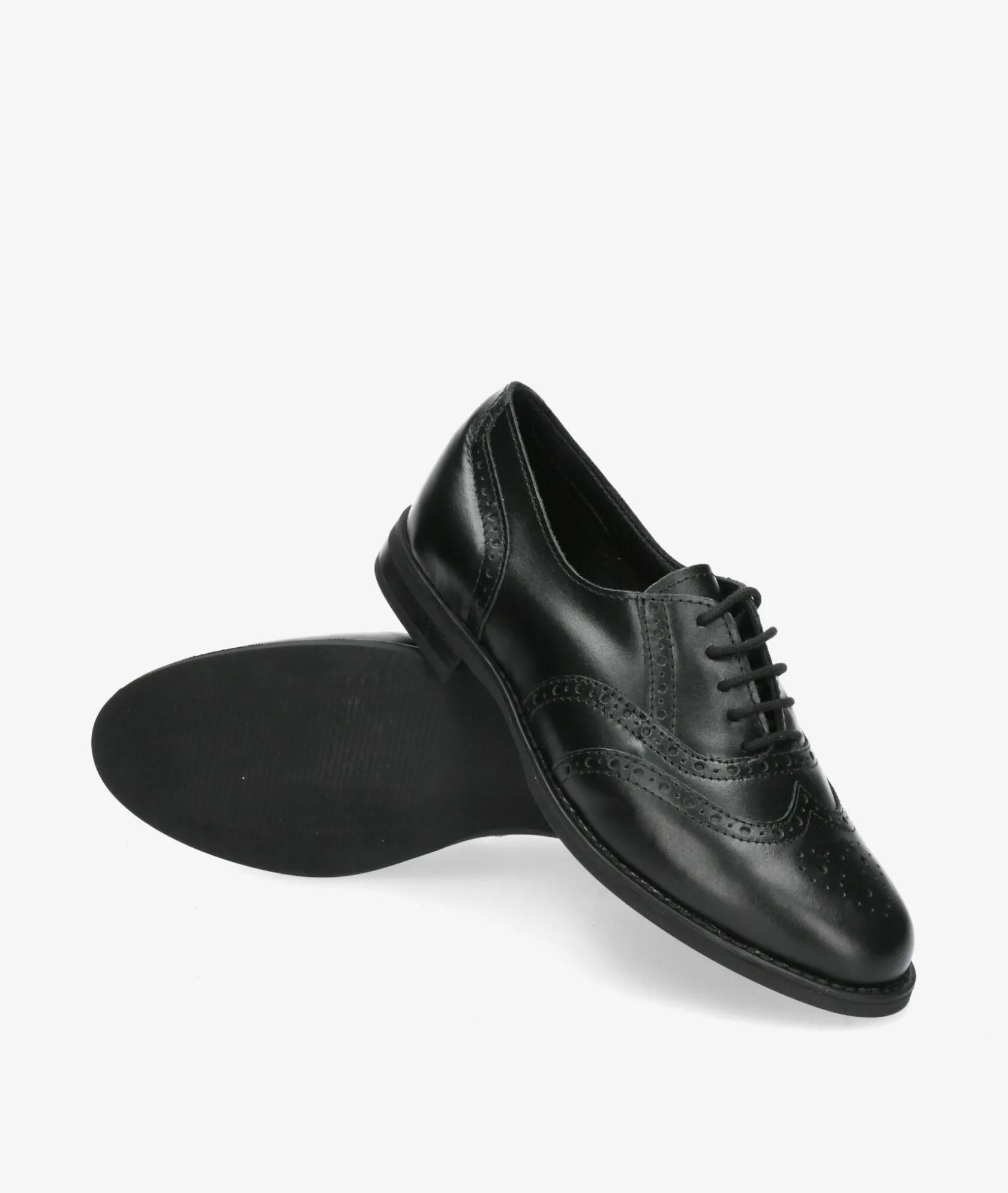 Mujer Funny Lola Zapatos inglés 1109 en negro