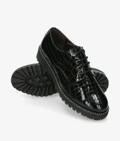 Mujer Kénnebec Zapatos inglés 684 en charol