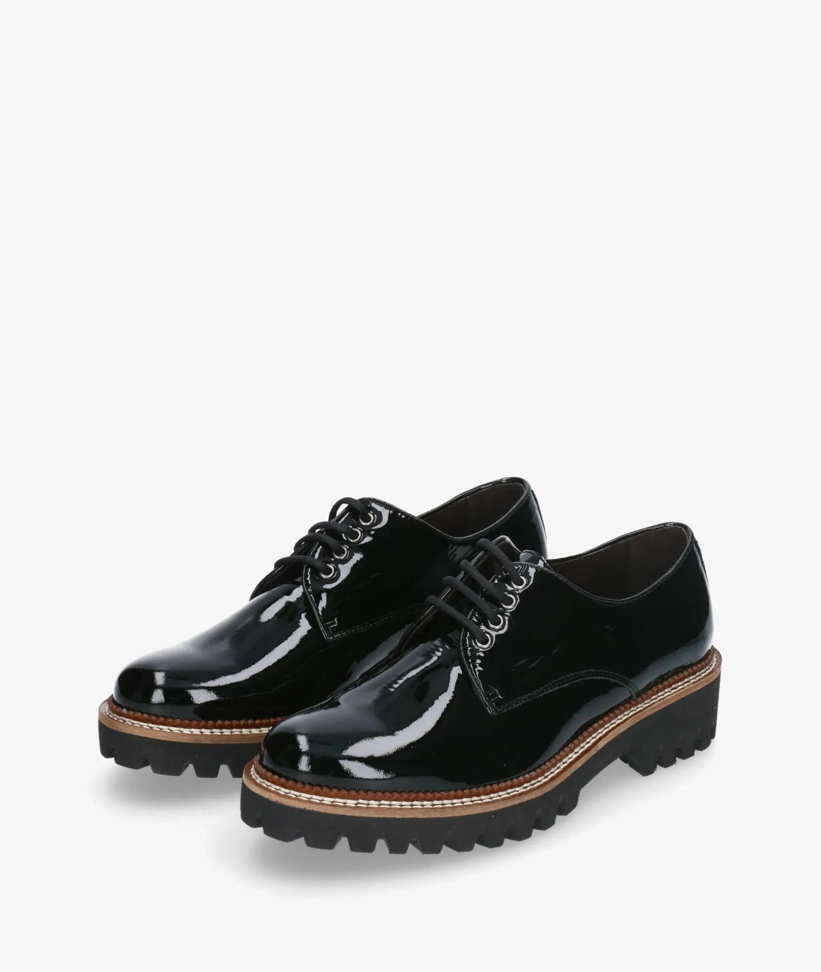 Mujer Kénnebec Zapatos inglés 7050 en charol