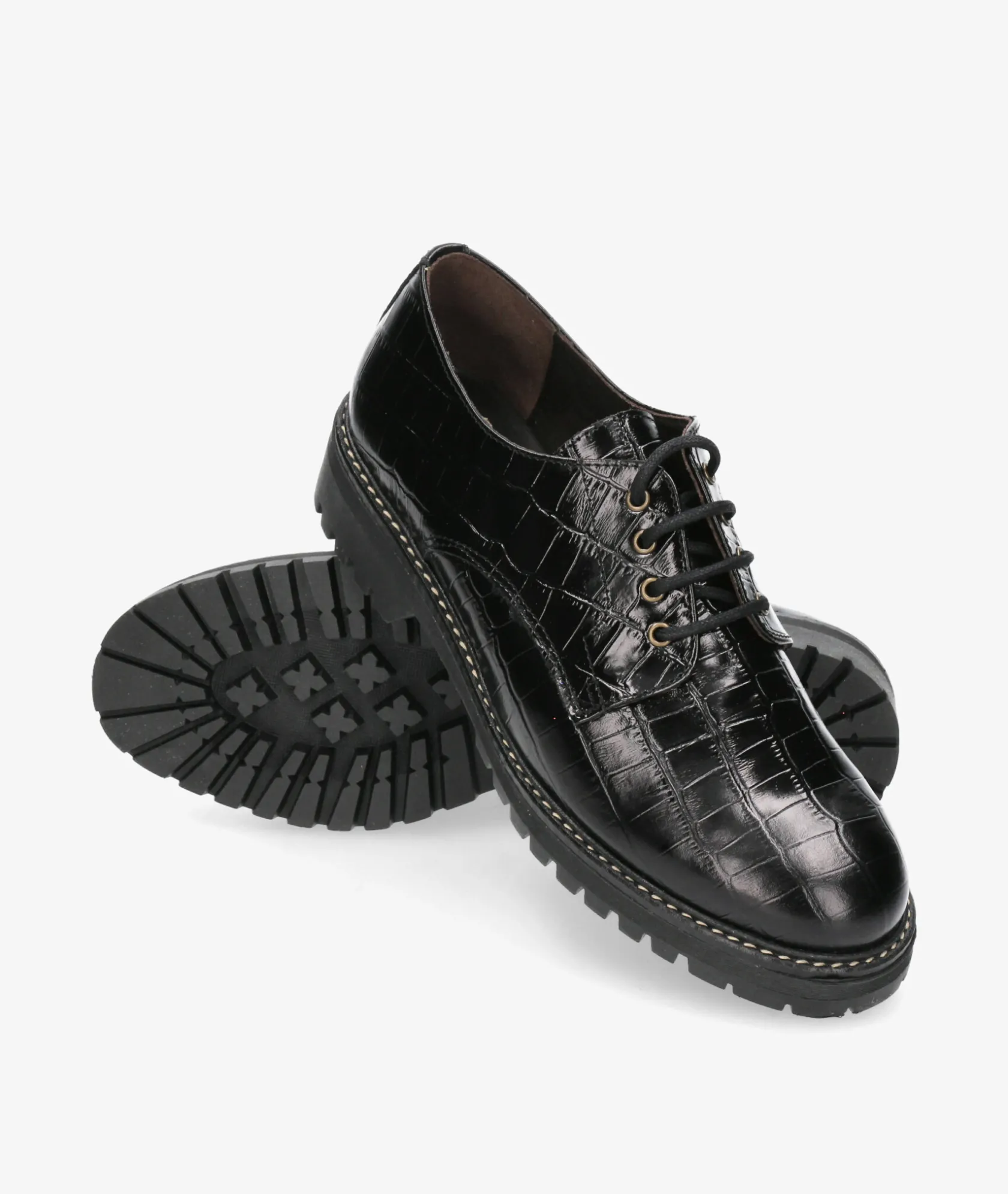 Mujer Kénnebec Zapatos inglés 684 en coco