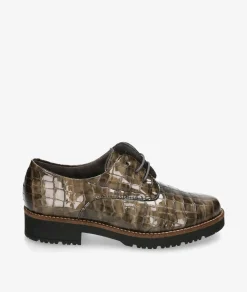 Mujer Pitillos Zapatos inglés 10771 en charol