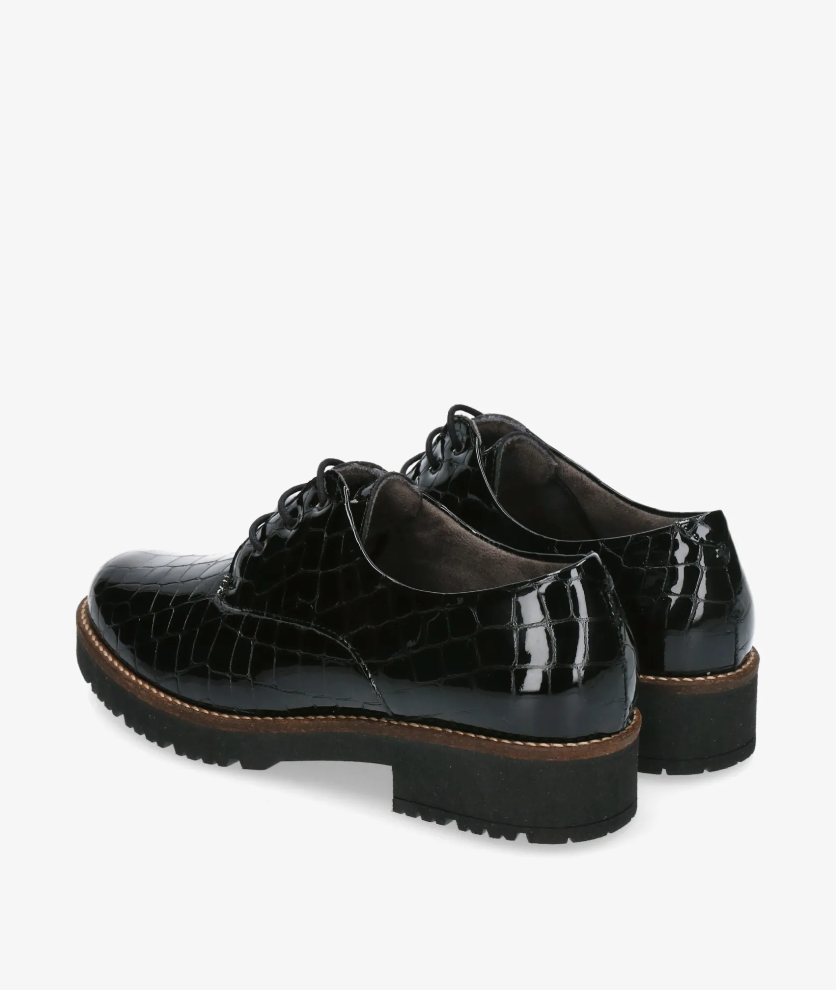 Mujer Pitillos Zapatos inglés 10771 en charol