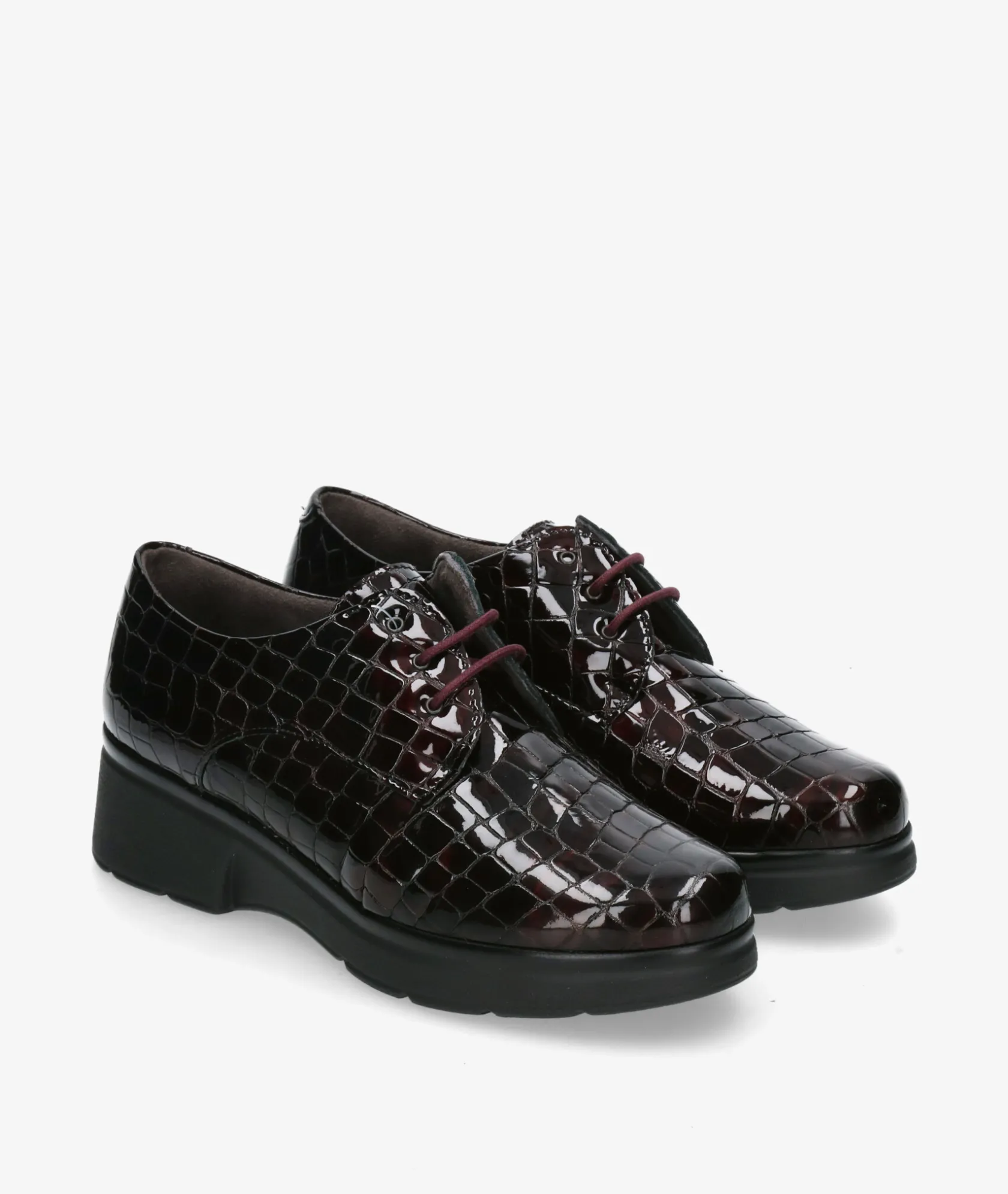 Mujer Pitillos Zapatos inglés 10751 en coco
