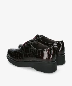 Mujer Pitillos Zapatos inglés 10751 en coco