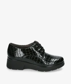 Mujer Pitillos Zapatos inglés 10751 en coco