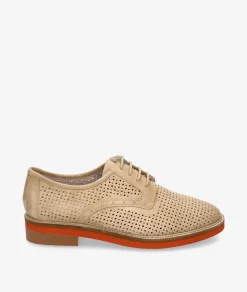 Mujer Stephen Allen Zapatos inglés LAUR-27 2033-188 en ante camel