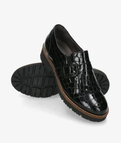 Mujer Pitillos Zapatos 10772 en charol