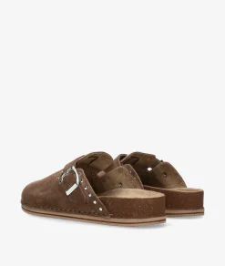 Mujer Walk & Fly Zapatos Walk & Fly 7447-50561 en serraje taupe